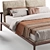 Fushimi Pianca Bed: Sleek and Elegant Design 3D model small image 2