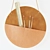 Leather Wall Pocket: Organize Your Space 3D model small image 3