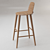 Sleek Bar Chair for Corona Render 3D model small image 3