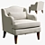 Brookside Chair: Timeless Elegance by Theodore Alexander 3D model small image 2