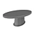 Elegant Kops Oval Table 3D model small image 3