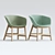 Norr Lounge Chair: Modern Design, Maximum Comfort 3D model small image 1