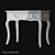Mosaic Inlay Dressing Table: Amira Elegance 3D model small image 1