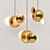 Title: Golden Pendant FISS Lampatron 3D model small image 2