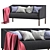 Bankside Dark Sofa: Sleek and Versatile 3D model small image 2