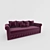 Luxurious Chesterfield Sofa Bed 3D model small image 2