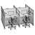 Herman Miller Action Office v3 3D model small image 3