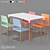 Modern BC-8086 Chairs and Tables 3D model small image 1