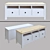 IKEA Hemnes TV Bench - Elegant Storage Solution 3D model small image 1