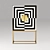 Sleek Op Art Bar Cabinet 3D model small image 1