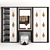 Sleek Storage Solution: Wall Wardrobe 3D model small image 1