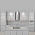 Sleek Modern Kitchen Set: 9-Piece Ensemble 3D model small image 3