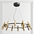 Modern React R Chandelier - Elegant Illumination 3D model small image 2