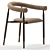 Busnelli ALBEISA Armchair: Sleek Upholstered Elegance 3D model small image 3