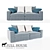 Modular Grand Soho Sofa 3D model small image 1