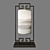 Sleek Oriental Glow: New Chinese Table Lamp 3D model small image 1