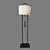 Elegant Oriental Floor Lamp 3D model small image 1
