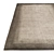 Elegant Bamboo Corner Rug - Charcoal Blue 3D model small image 3