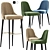 Karina Bar Stool and Chair Set 3D model small image 1