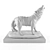 Majestic Wolf Statue 3D model small image 2