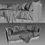 HEMNES Day Bed with 3 Drawers 3D model small image 2