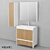 Modern Velvet Klaufs Bathroom Set 3D model small image 1