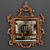 Elegant Baroque Mirror - Bella Vita 3D model small image 1