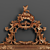 Elegant Baroque Mirror - Bella Vita 3D model small image 2