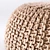 BISHO Wicker Pouf: Stylish and Versatile 3D model small image 2