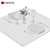 Elegant Tableware Set - Refined Design for Your Dining Experience 3D model small image 2