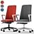 Melody Office Chair: Stylish and Comfortable 3D model small image 1