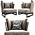 Luxurious Linteloo Cervino Armchair 3D model small image 2