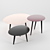 Elegant Floral Tables by Lema 3D model small image 1