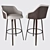 Modern Kelly Bar Stool  3D model small image 1