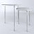 Modern Set of 2 ALINER CC0756M46 Tables 3D model small image 2