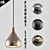 Modern Pendant Light Fixture 5 3D model small image 1