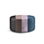 Luxury Leather Ottoman - Black, Brown, Blue, Pink | 32" Diameter, 15" Height 3D model small image 2
