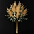 Pampas Grass & Eucalyptus Bouquet 3D model small image 1