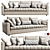 Luxurious Linteloo Moreno Sofa 3D model small image 1