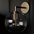 Sophisticated Globe Shade Sconce - 3 Material Options 3D model small image 3