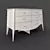 Elegant Cherry Veneer Dresser 3D model small image 2