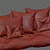 Stylish Set of 6 Decorative Pillows 3D model small image 2