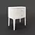 ROMA Bedside Table by Fratelli Barri 3D model small image 3