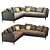 Poltrona Frau Bretagne Sofa 3D model small image 1