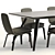 Sleek Minotti Evans Table 3D model small image 3