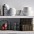 Elegant Kitchen Wall Shelves 3D model small image 2