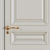 Elegant Classic Interior Doors 3D model small image 2