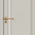 Elegant Solid Wood Doors 3D model small image 2