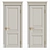 Elegant Classic Interior Doors 3D model small image 1