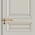 Elegant Classic Interior Doors 3D model small image 2